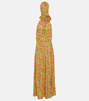 Robe longue à capuche et fleurs | Magda Butrym