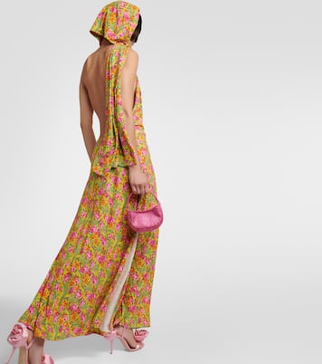 Robe longue à capuche et fleurs | Magda Butrym