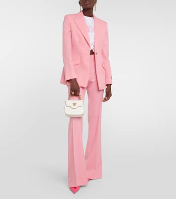 Versace Allover flared wool pants | Versace