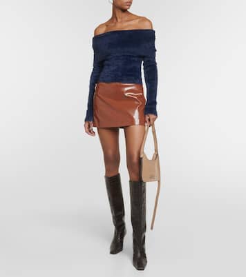 Jersey cropped con hombros descubiertos | Acne Studios
