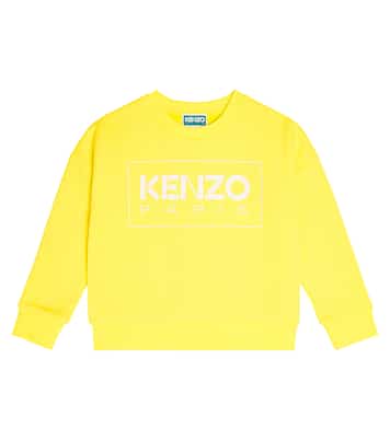 Sudadera en mezcla de algodón con logo | Kenzo Kids