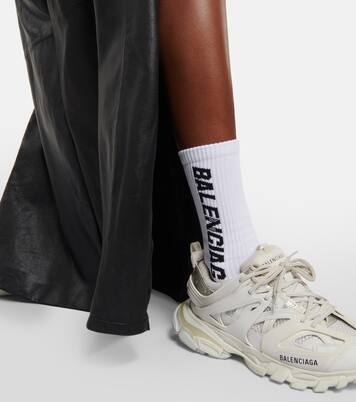 Logo cotton-blend socks | Balenciaga