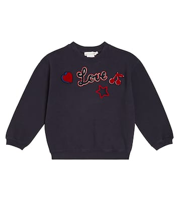 Sudadera Talya de algodón con aplique | Bonpoint