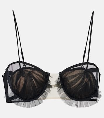 Reggiseno Exploding Flower in tulle | Nensi Dojaka