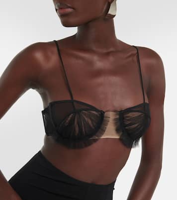 Reggiseno Exploding Flower in tulle | Nensi Dojaka