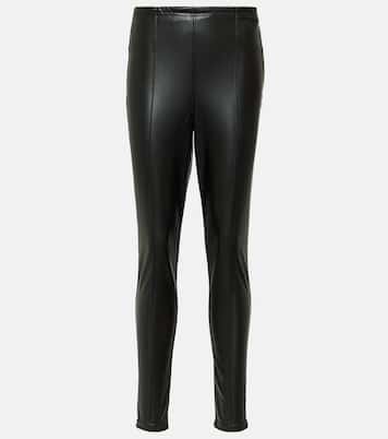 Pegaso faux leather leggings | Jet Set