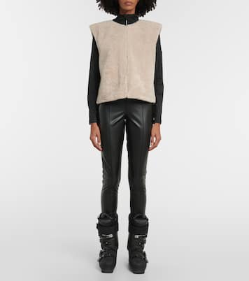 Pegaso faux leather leggings | Jet Set