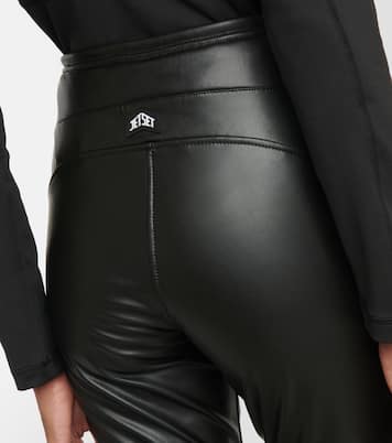 Pegaso faux leather leggings | Jet Set