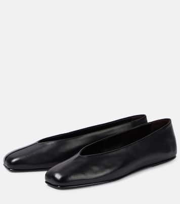 Ballerinas Eva Two aus Leder | The Row