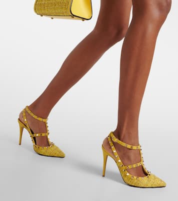 Rockstud bouclé pumps | Valentino Garavani
