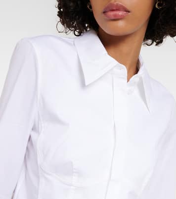 Poplin Power cotton-blend shirt | Dorothee Schumacher