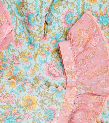 Mono Shalina de algodón floral con volantes | Louise Misha