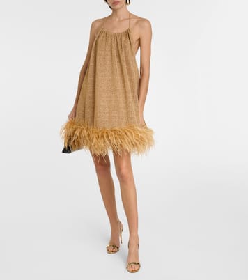 Lumière Plumage minidress | Oséree