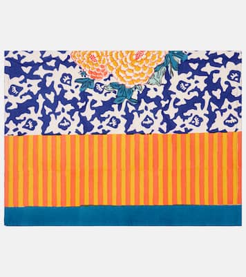 Arabesque Corolla cotton table runner | Lisa Corti