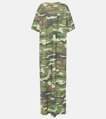 Edrass camouflage cotton maxi dress | Acne Studios