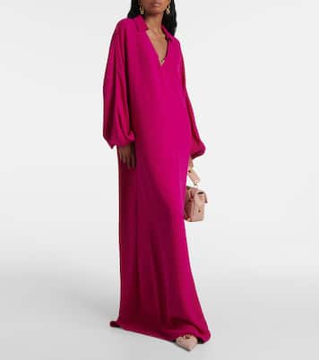 Abito lungo in seta cady couture | Valentino