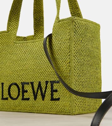 Cabas Paula’s Ibiza Font Medium en raphia | Loewe