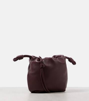 Borsa a spalla Flamenco Mini in pelle | Loewe