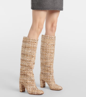 Botas altas de bouclé | Gianvito Rossi