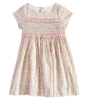 Abito Duchesse in cotone con stampa | Bonpoint
