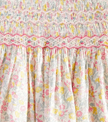 Abito Duchesse in cotone con stampa | Bonpoint