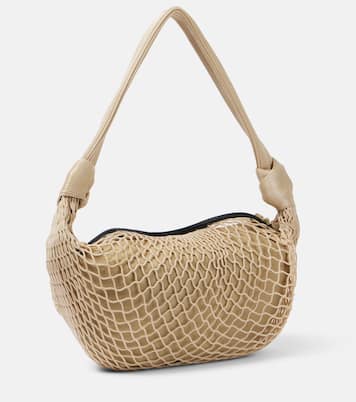 X Filt Tote Croissant mit Leder | Lemaire