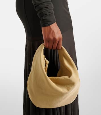X Filt Tote Croissant mit Leder | Lemaire