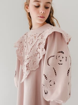 Abito in cotone con cut-out | Petite Amalie  
