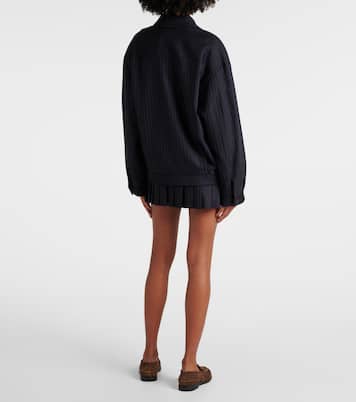 Logo wool jacket | Miu Miu