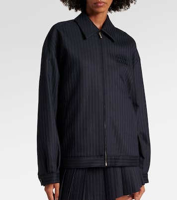 Logo wool jacket | Miu Miu