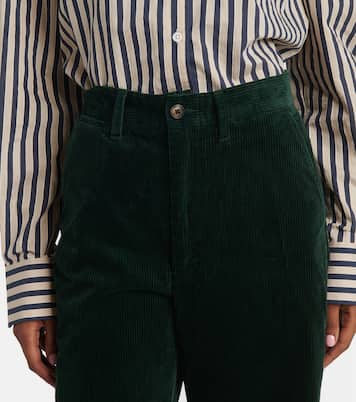 Weite High-Rise-Hose aus Baumwoll-Cord | Polo Ralph Lauren