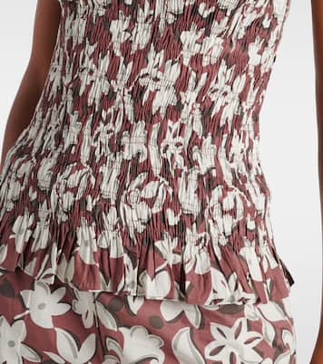 Top a fascia Lucie in cotone con stampa | Faithfull