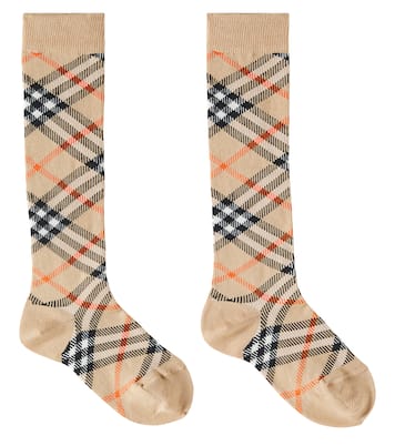 Chaussettes Burberry Check en coton | Burberry Kids