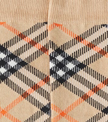 Chaussettes Burberry Check en coton | Burberry Kids