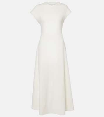 Vestido midi White Label Melanie de mezcla de algodón | Proenza Schouler
