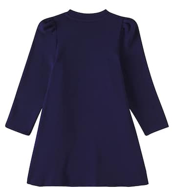 Abito chemisier in cotone con fiocco | Mini Rodini