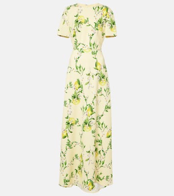 Floral maxi dress | Monique Lhuillier