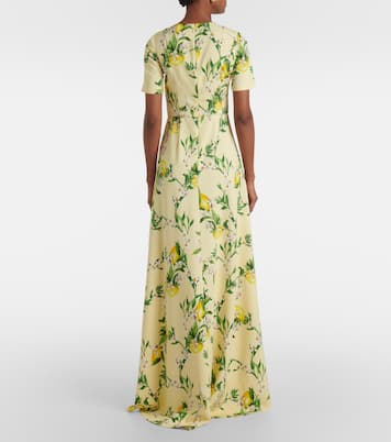 Floral maxi dress | Monique Lhuillier