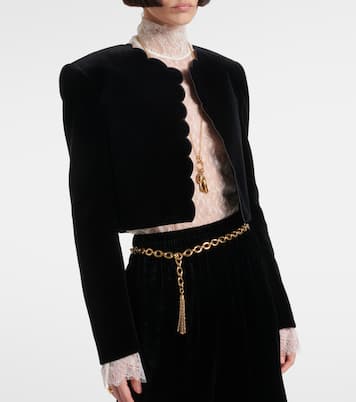 Giacca Spencer in velluto | Chloé