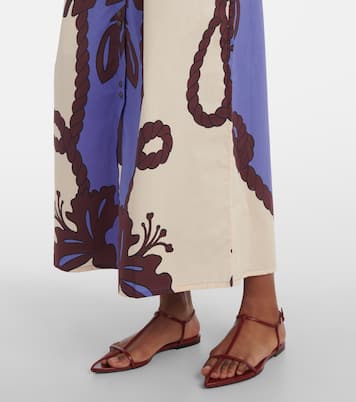Abito midi Latitud Marina in cotone | Johanna Ortiz
