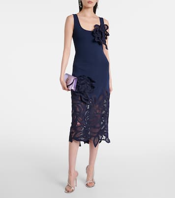 Midikleid aus Spitze | Oscar de la Renta
