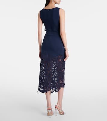 Midikleid aus Spitze | Oscar de la Renta