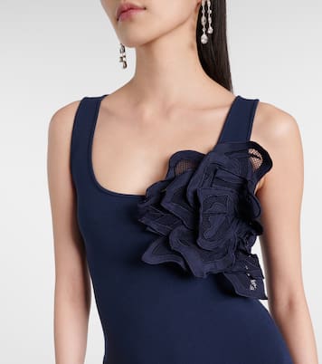 Midikleid aus Spitze | Oscar de la Renta