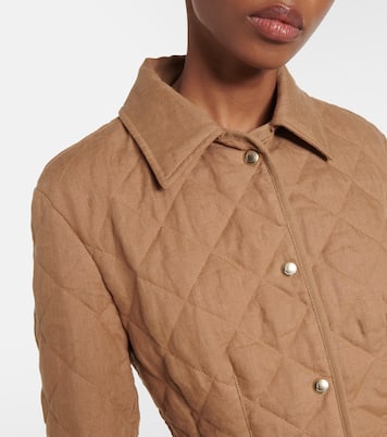 Giacca trapuntata Uzes in lino | Moncler