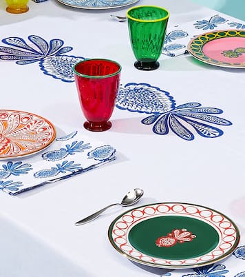 Set Pineapple Blu aus sechs Servietten | La DoubleJ