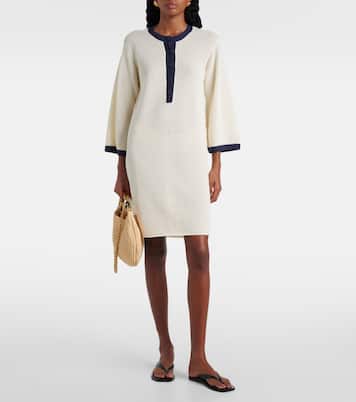 Vestido corto Albatros de punto en mezcla de algodón | Eres