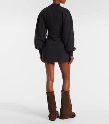 Cotton fleece sweatshirt dress | The Attico