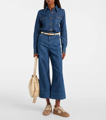 Baskets Upvillage en daim et velours côtelé | Valentino Garavani