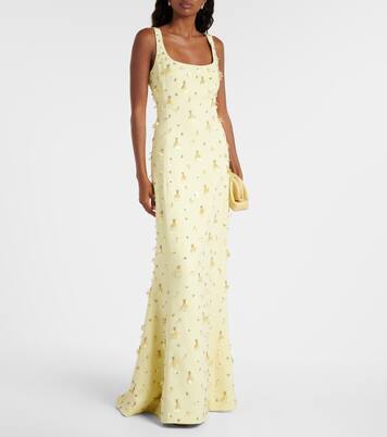 Briella embellished crêpe gown | Simkhai