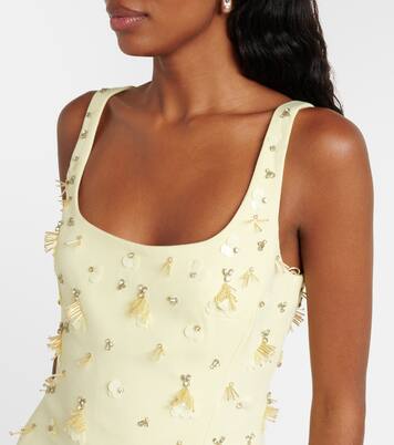 Briella embellished crêpe gown | Simkhai